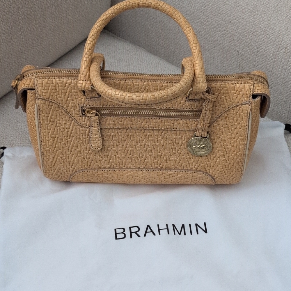 Brahmin Woven  Satchel